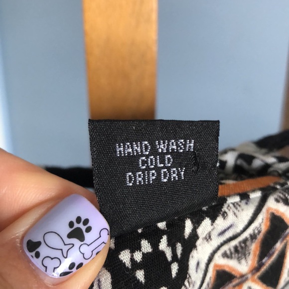 ANGIE Geometric Boho Jumpsuit Romper *Flaw* - Picture 14 of 14